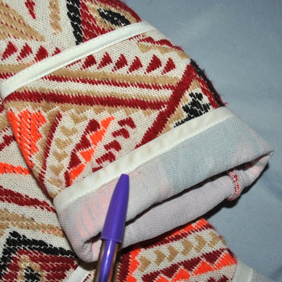 Soho New York & Company Abstract / Aztec Print Blazer. Sz XL - Picture 9 of 14